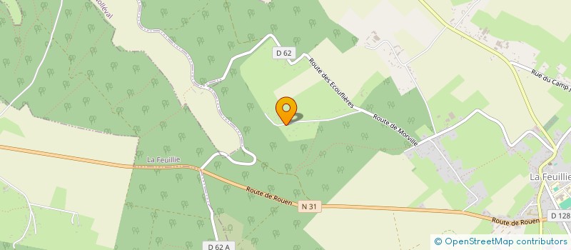 localisation de l'entreprise MADAME PATRICIA MENADEO  LA FEUILLIE