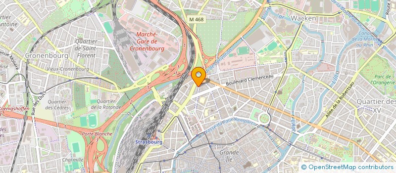 localisation de l'entreprise MADAME PATRICIA MENYE à STRASBOURG