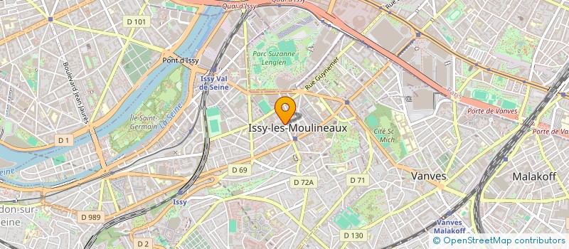 localisation de l'entreprise MADAME PATRICIA MERIGEAULT à ISSY-LES-MOULINEAUX