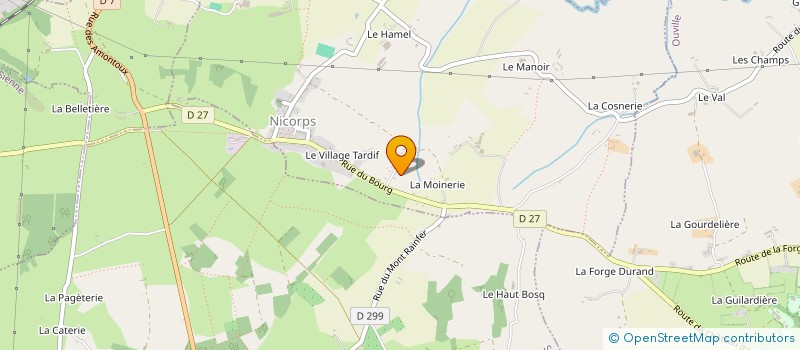 localisation de l'entreprise MADAME PATRICIA MESNIL LETELLIER  NICORPS