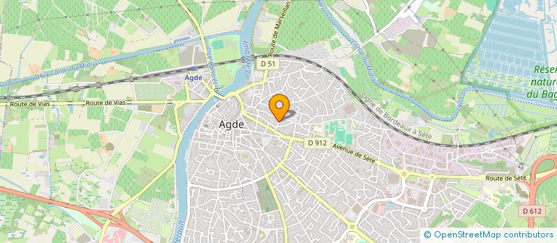 localisation de l'entreprise MADAME PATRICIA METAYER  AGDE