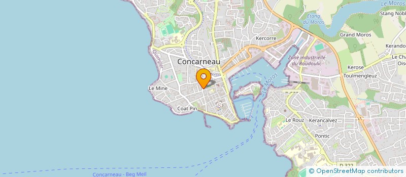 localisation de l'entreprise MADAME PATRICIA MICHALON à CONCARNEAU