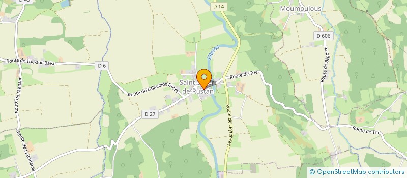 localisation de l'entreprise MADAME PATRICIA MICHON  SAINT-SEVER-DE-RUSTAN