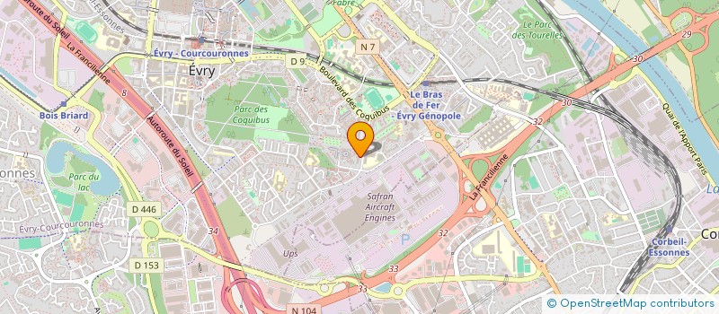 localisation de l'entreprise MADAME PATRICIA MIEZI  EVRY-COURCOURONNES