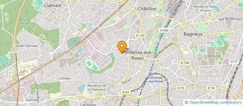 localisation de l'entreprise MADAME PATRICIA MINGASSON à FONTENAY-AUX-ROSES