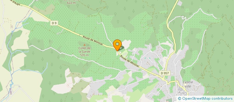 localisation de l'entreprise MADAME PATRICIA MINGAUD  AUPS