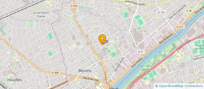 localisation de l'entreprise MADAME PATRICIA MIRANDA MARTINS à BEZONS