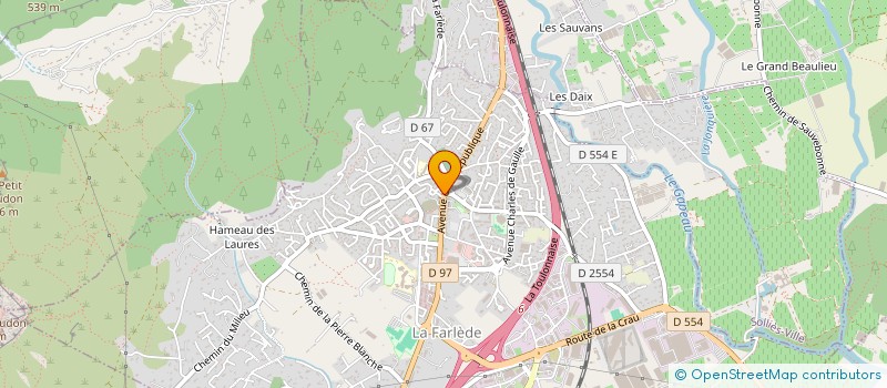 localisation de l'entreprise MADAME PATRICIA MOKWINSKI  LA FARLEDE