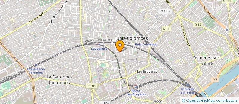 localisation de l'entreprise MADAME PATRICIA MONAMY à BOIS-COLOMBES