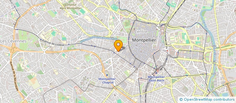 localisation de l'entreprise MADAME PATRICIA MONDY-FRANCES à MONTPELLIER
