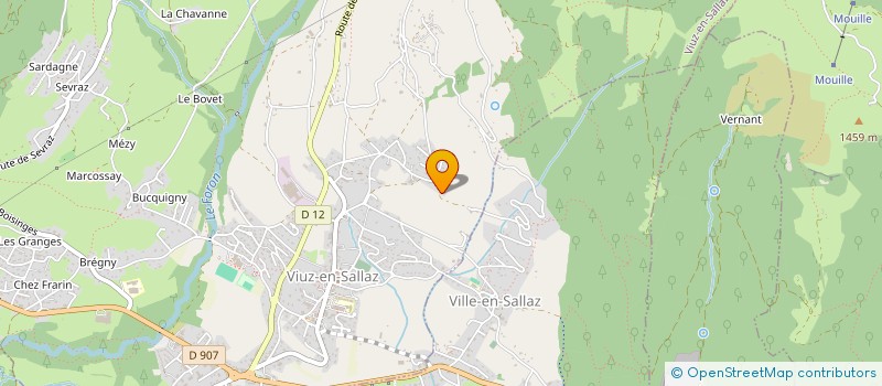 localisation de l'entreprise MADAME PATRICIA MONET-VIDONNE  VIUZ-EN-SALLAZ