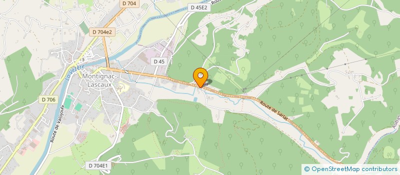 localisation de l'entreprise MADAME PATRICIA MONGENDRE  MONTIGNAC-LASCAUX