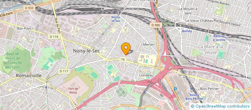 localisation de l'entreprise MADAME PATRICIA MONTEIL  NOISY-LE-SEC