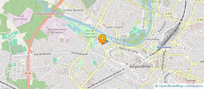 localisation de l'entreprise MADAME PATRICIA MONTENON à ANGOULEME
