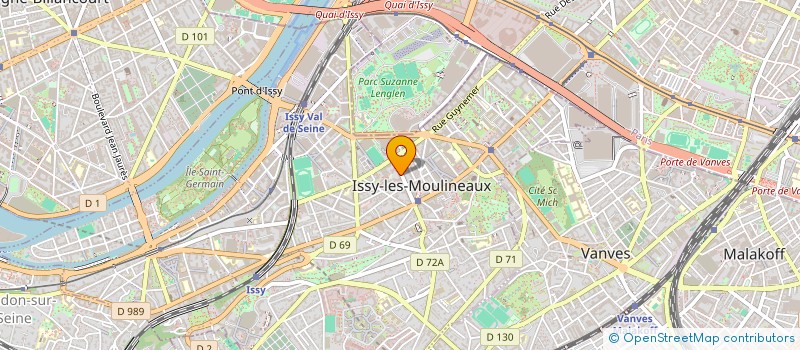 localisation de l'entreprise MADAME PATRICIA MORALI à ISSY-LES-MOULINEAUX
