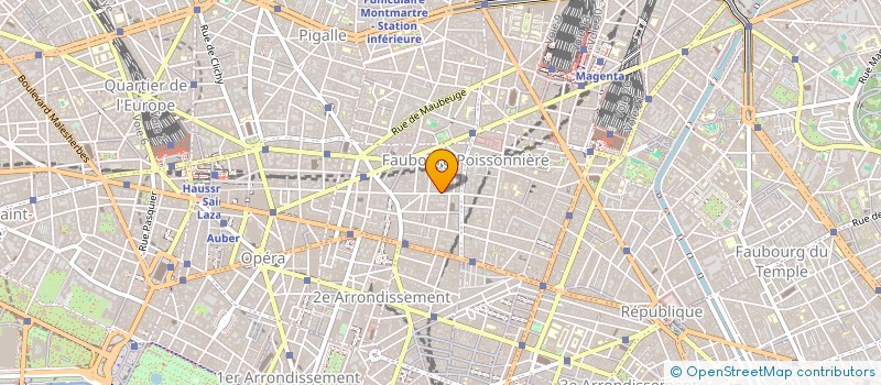 localisation de l'entreprise MADAME PATRICIA MOREL  PARIS