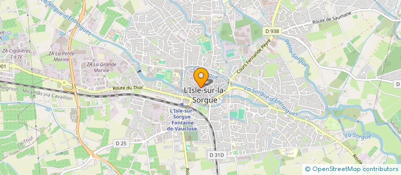 localisation de l'entreprise MADAME PATRICIA MORETTI à L ISLE SUR LA SORGUE