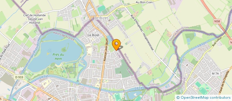 localisation de l'entreprise MADAME PATRICIA MORGAND  ARMENTIERES