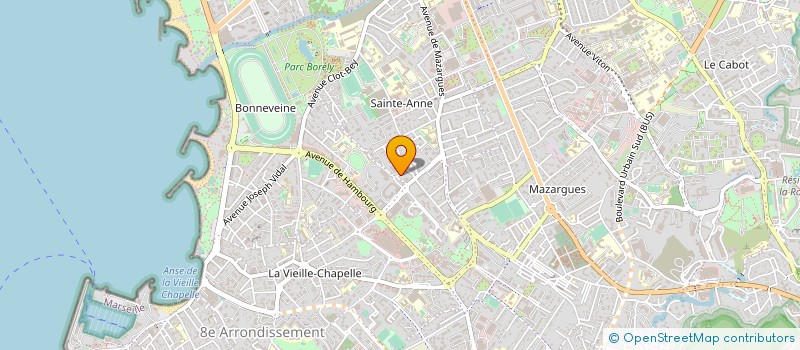 localisation de l'entreprise MADAME PATRICIA MORGE à MARSEILLE