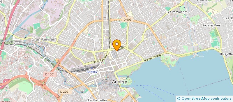 localisation de l'entreprise MADAME PATRICIA MORNE à ANNECY