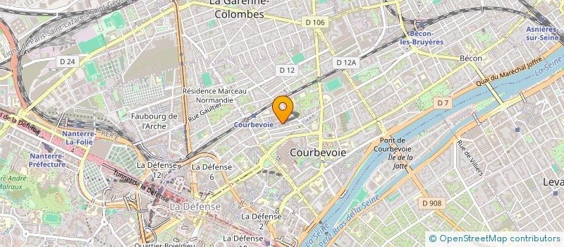 localisation de l'entreprise MADAME PATRICIA MOUDIKI SIKE à COURBEVOIE