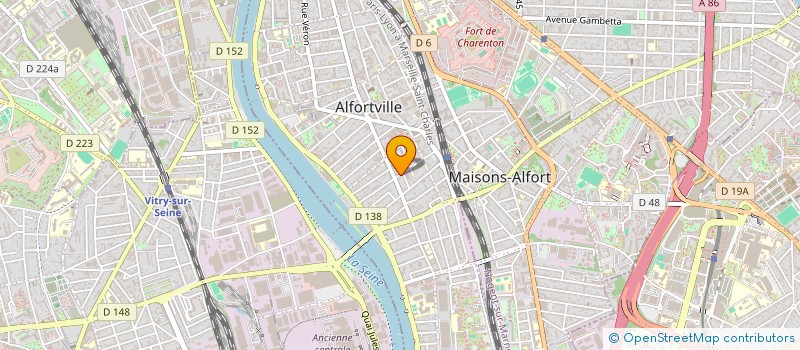 localisation de l'entreprise MADAME PATRICIA MOURADIAN à ALFORTVILLE