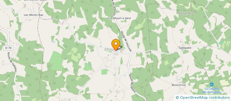 localisation de l'entreprise MADAME PATRICIA MOURTIER  CHOURGNAC