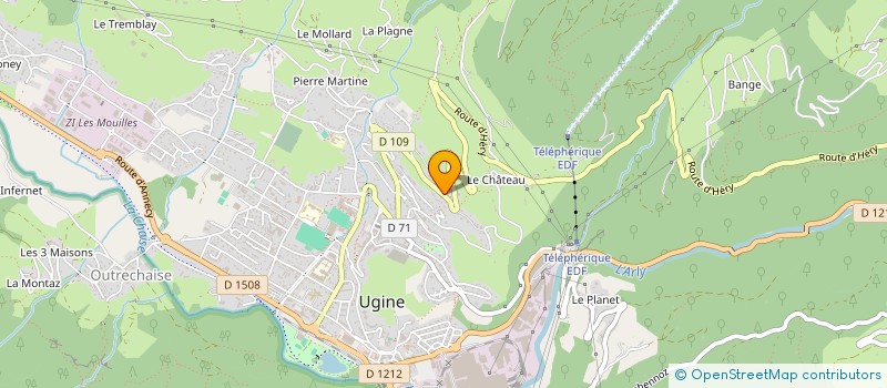 localisation de l'entreprise MADAME PATRICIA MUFFAT-JEANDET  CHAVANOD