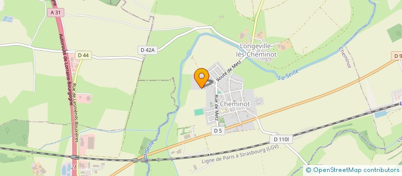 localisation de l'entreprise MADAME PATRICIA MULLER  CHEMINOT