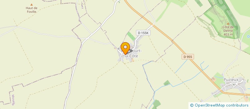 localisation de l'entreprise MADAME PATRICIA MULLER  ALAINCOURT-LA-COTE