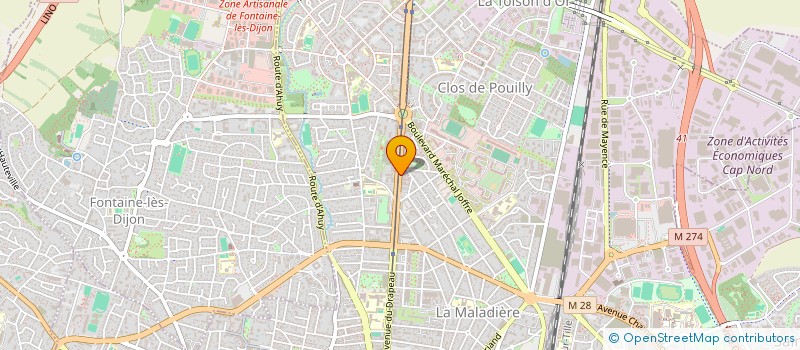 localisation de l'entreprise MADAME PATRICIA MUNTER  DIJON