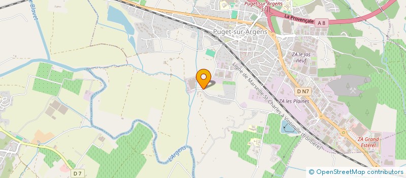 localisation de l'entreprise MADAME PATRICIA NAJAR à PUGET-SUR-ARGENS