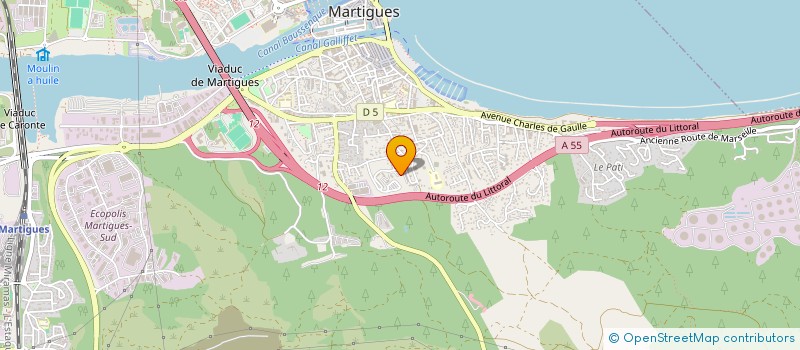 localisation de l'entreprise MADAME PATRICIA NAKACHE à MARTIGUES