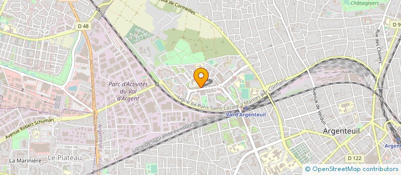 localisation de l'entreprise MADAME PATRICIA NECHAT à ARGENTEUIL