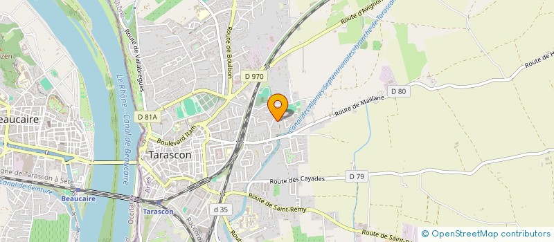 localisation de l'entreprise MADAME PATRICIA NESENSHON  TARASCON