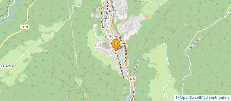 localisation de l'entreprise MADAME PATRICIA NICOLAS à HAUTS DE BIENNE