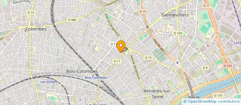 localisation de l'entreprise MADAME PATRICIA NOBILE à BOIS-COLOMBES