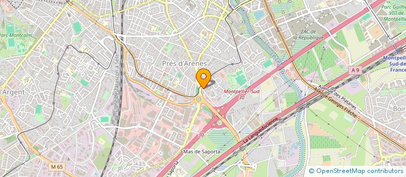 localisation de l'entreprise MADAME PATRICIA NODEN  MONTPELLIER