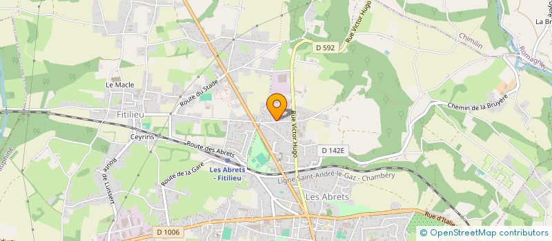 localisation de l'entreprise MADAME PATRICIA NOVAC  LES ABRETS-EN-DAUPHINE