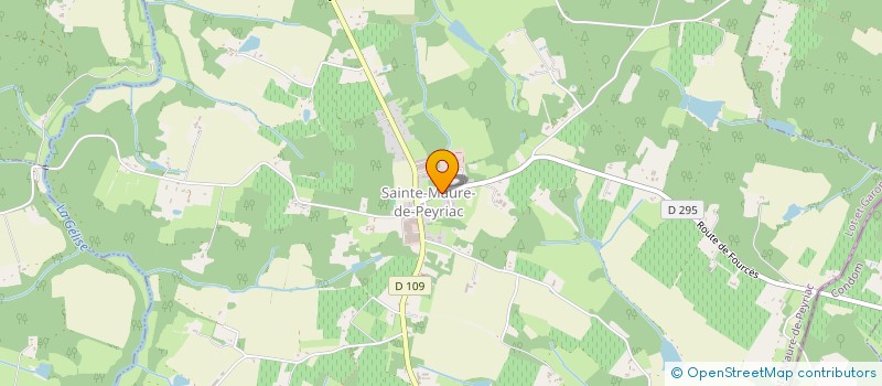 localisation de l'entreprise MADAME PATRICIA ODDONO  SAINTE-MAURE-DE-PEYRIAC