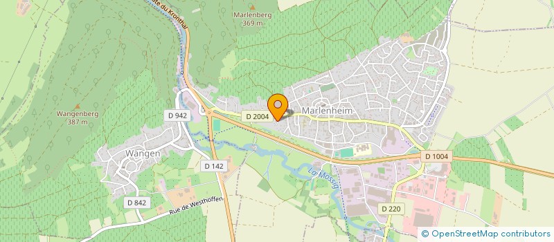 localisation de l'entreprise MADAME PATRICIA OHLMANN  MARLENHEIM