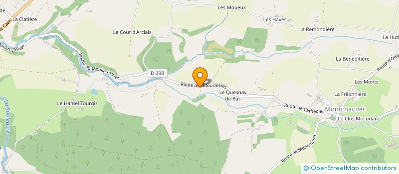 localisation de l'entreprise MADAME PATRICIA OLIVIER  SOULEUVRE EN BOCAGE