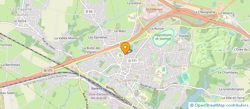 localisation de l'entreprise MADAME PATRICIA ORAIN  SAVENAY