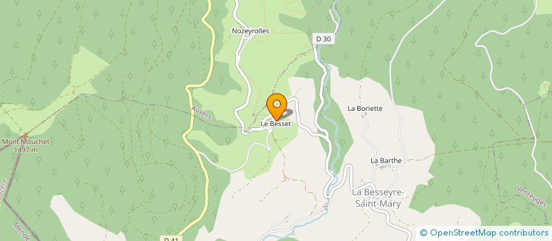 localisation de l'entreprise MADAME PATRICIA ORLHAC à LA BESSEYRE-SAINT-MARY