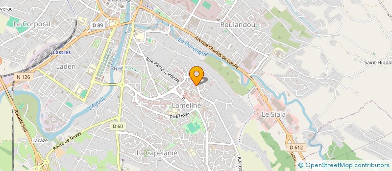 localisation de l'entreprise MADAME PATRICIA ORRIOLS à LABRUGUIERE