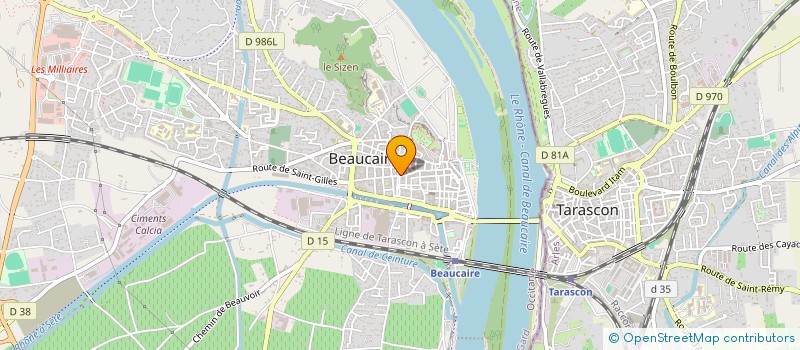 localisation de l'entreprise MADAME PATRICIA ORSUCCI  BEAUCAIRE