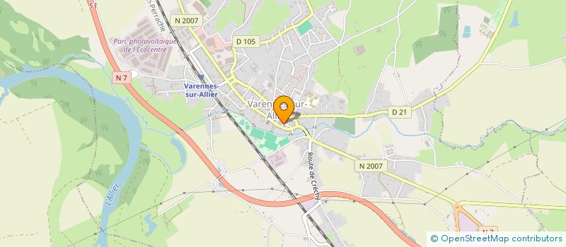 localisation de l'entreprise MADAME PATRICIA ORTMANN à VARENNES-SUR-ALLIER