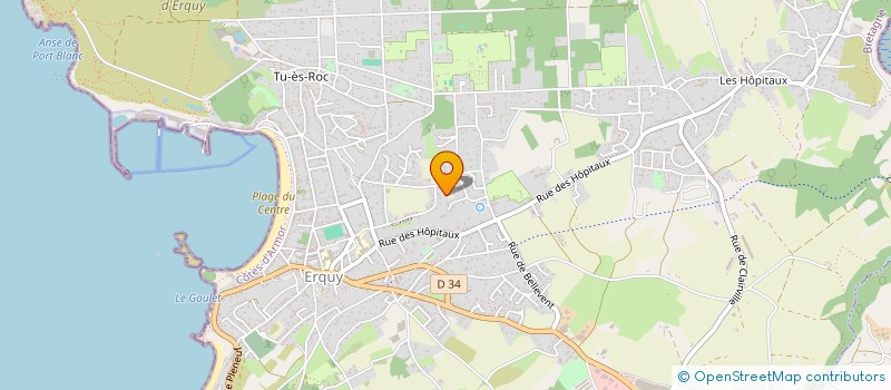 localisation de l'entreprise MADAME PATRICIA OSMONT à ERQUY