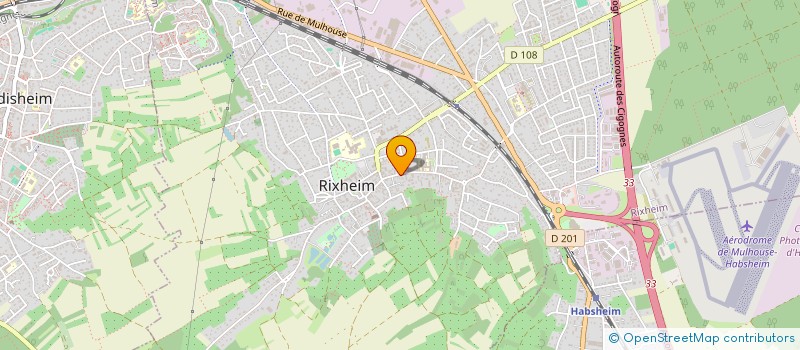 localisation de l'entreprise MADAME PATRICIA OUGIER à RIXHEIM