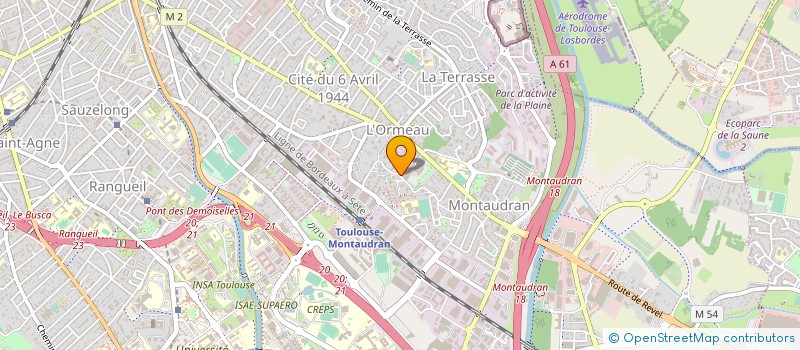 localisation de l'entreprise MADAME PATRICIA OUSTRY à TOULOUSE